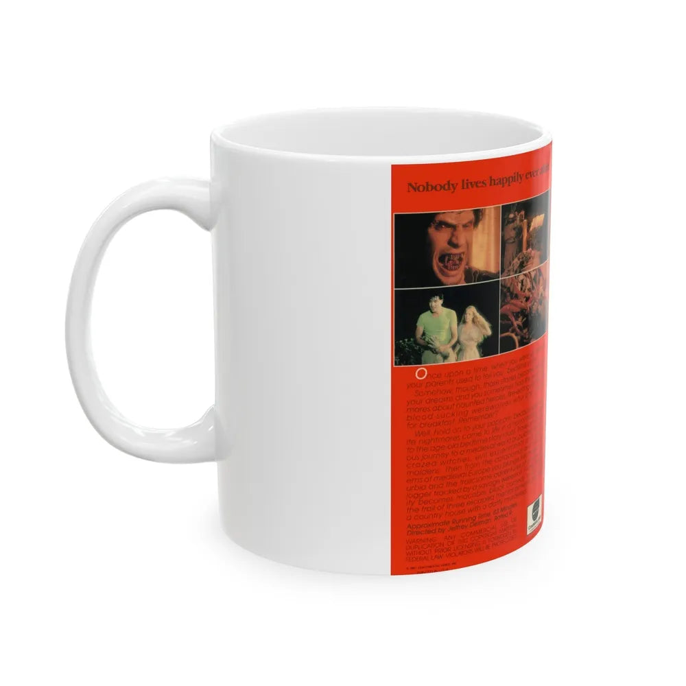 DEADTIME STORIES VERSION2 (VHS COVER) - White Coffee Mug-Go Mug Yourself