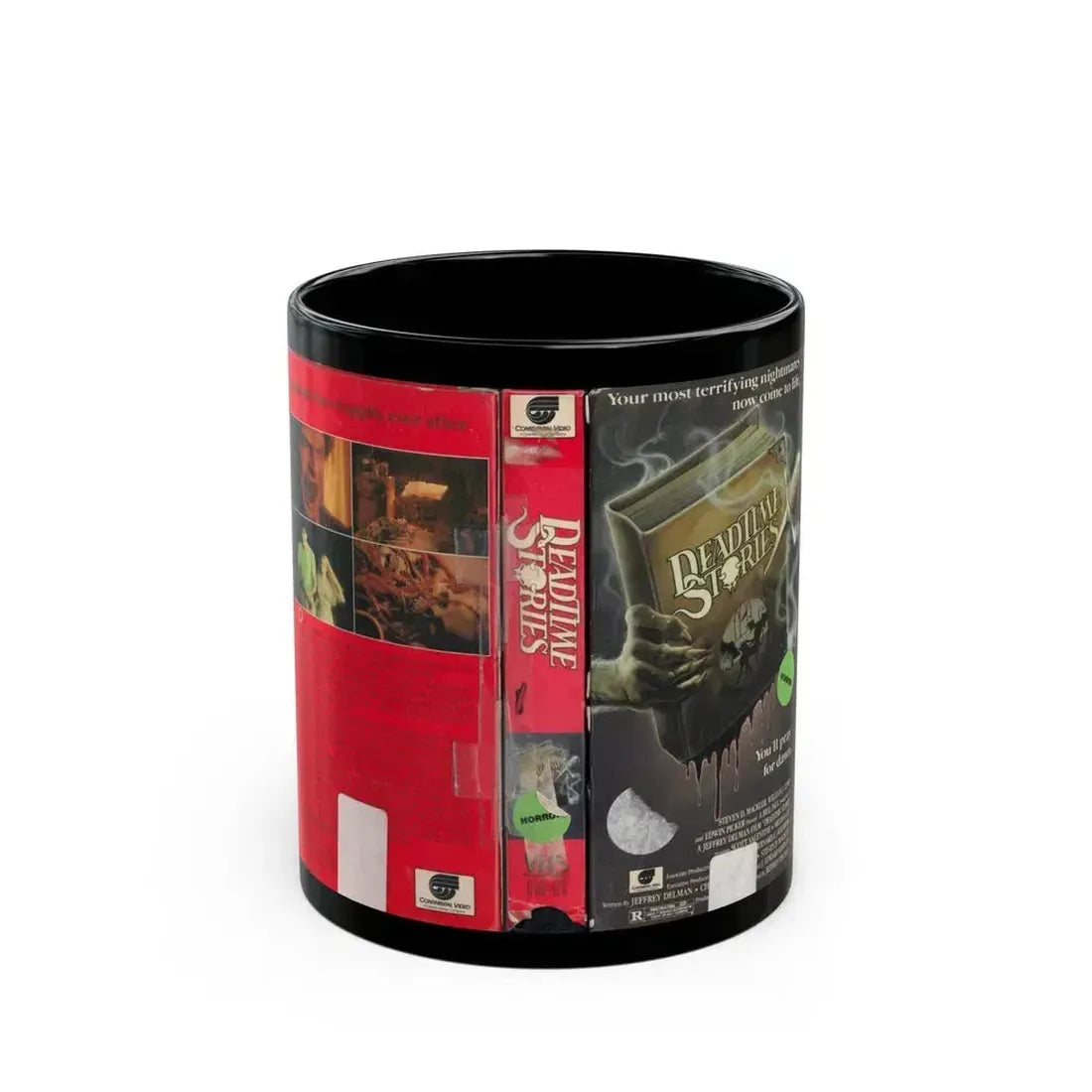 DEADTIME STORIES (VHS COVER) - Black Coffee Mug 11oz - Go Mug Yourself