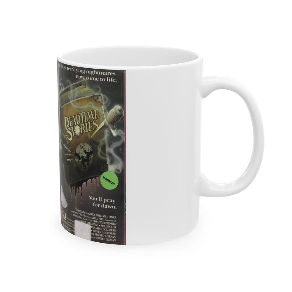 DEADTIME STORIES (VHS COVER) - White Coffee Mug-Go Mug Yourself