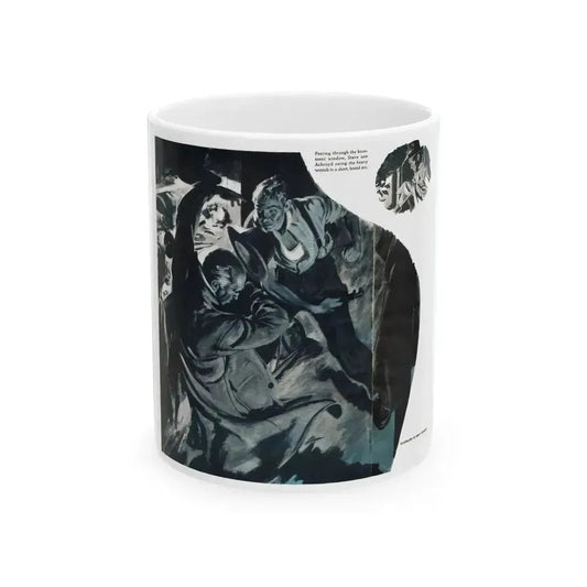 Dealers in Illusion (2), Cosmopolitan, February 1948 - White Coffee Mug 11oz - Go Mug Yourself