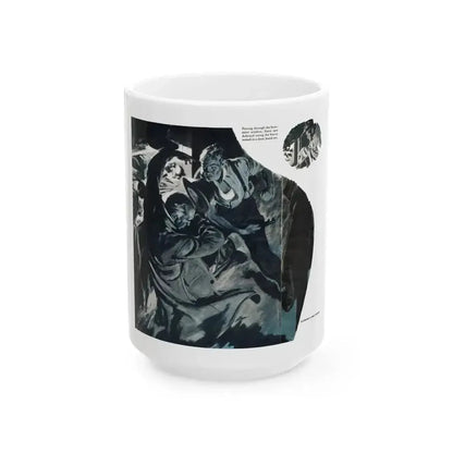 Dealers in Illusion (2), Cosmopolitan, February 1948 - White Coffee Mug 15oz - Go Mug Yourself