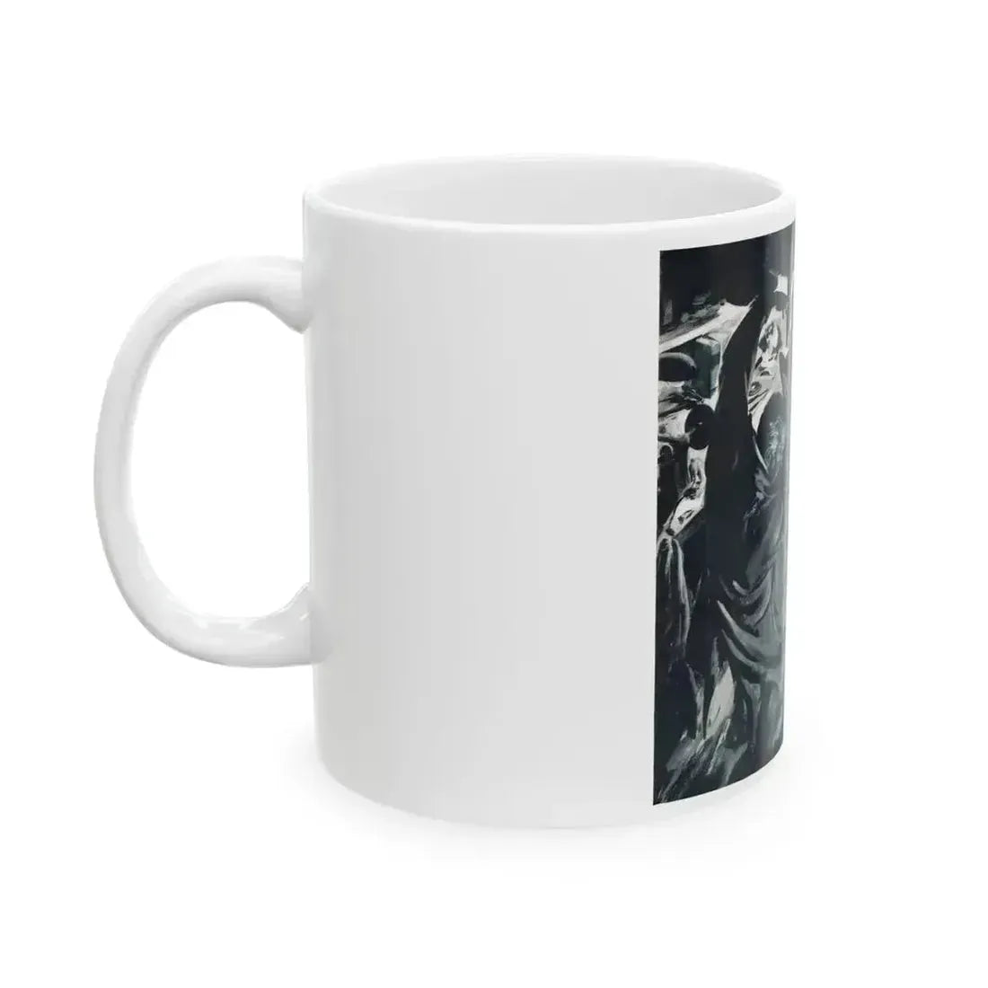Dealers in Illusion (2), Cosmopolitan, February 1948 - White Coffee Mug - Go Mug Yourself