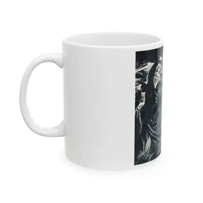 Dealers in Illusion (2), Cosmopolitan, February 1948 - White Coffee Mug - Go Mug Yourself