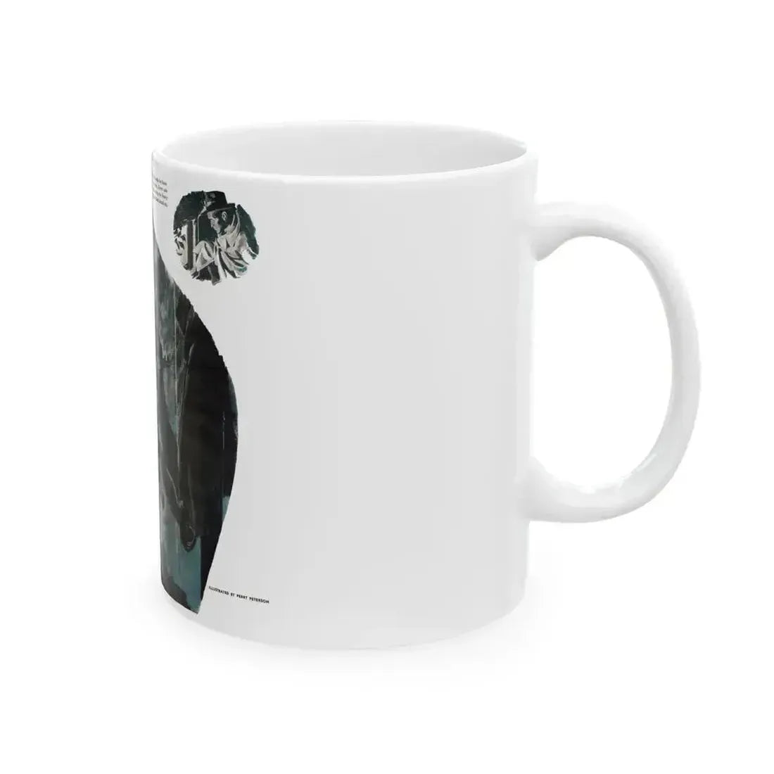 Dealers in Illusion (2), Cosmopolitan, February 1948 - White Coffee Mug - Go Mug Yourself