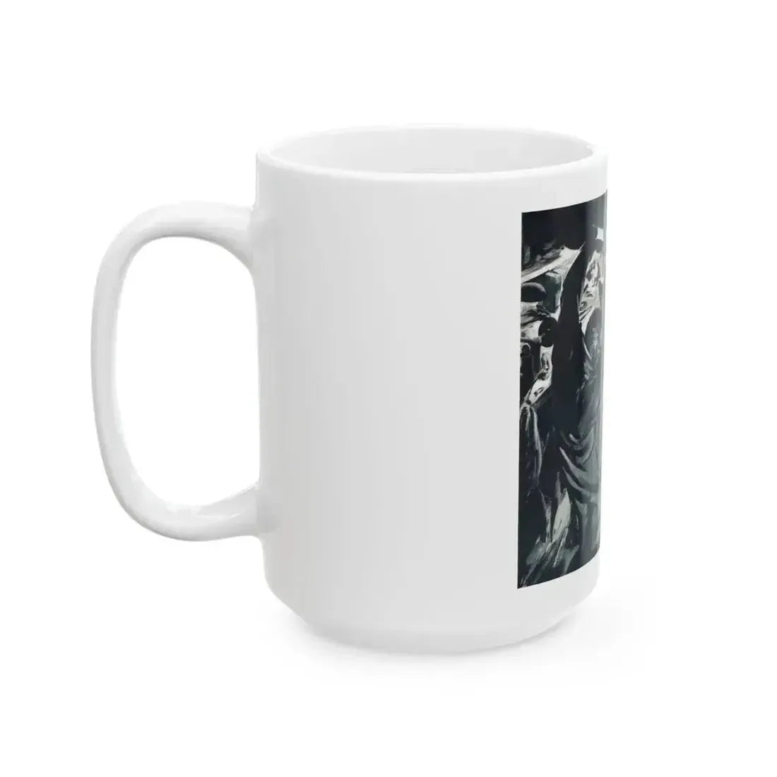 Dealers in Illusion (2), Cosmopolitan, February 1948 - White Coffee Mug - Go Mug Yourself