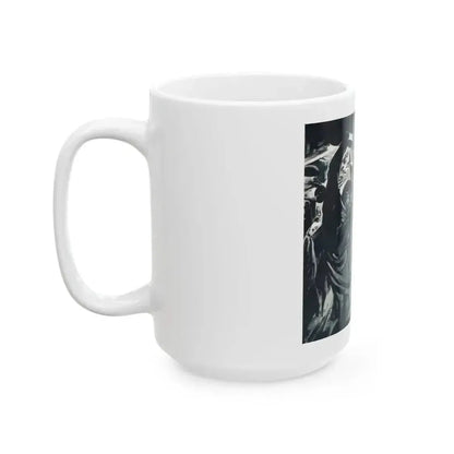Dealers in Illusion (2), Cosmopolitan, February 1948 - White Coffee Mug - Go Mug Yourself