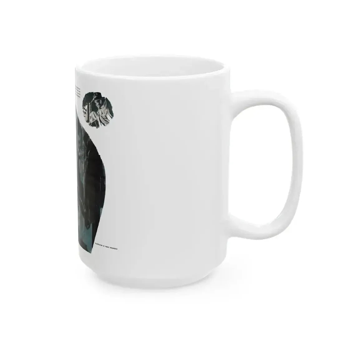 Dealers in Illusion (2), Cosmopolitan, February 1948 - White Coffee Mug - Go Mug Yourself