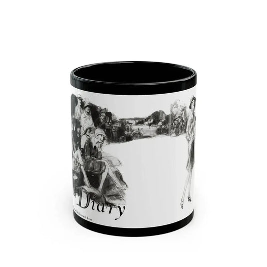 Dear Diary (1), Redbook magazine, December 1926 - Black Coffee Mug 11oz - Go Mug Yourself