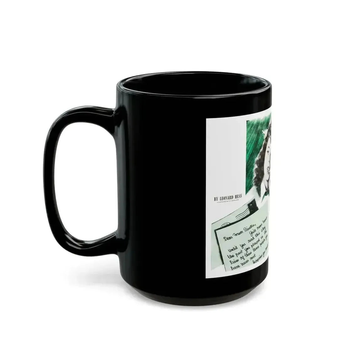 Dear Frank Sinatra (1), Life Story magazine, May 1944 - Black Coffee Mug - Go Mug Yourself