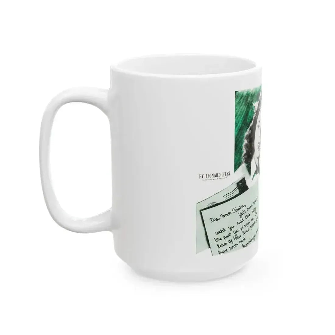 Dear Frank Sinatra (1), Life Story magazine, May 1944 - White Coffee Mug - Go Mug Yourself