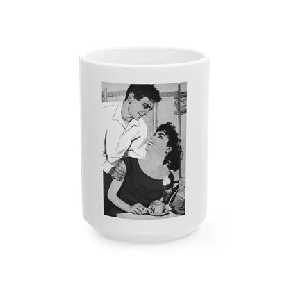 Dear Miss Rose by Myra Mason, Woman's Own, magazine, 1955 - White Coffee Mug 15oz - Go Mug Yourself