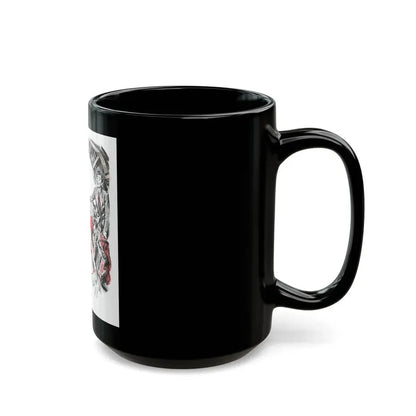 Dear Stranger by Elizabeth Hoy (1), Woman's Illustrated magazine, 1956 - Black Coffee Mug - Go Mug Yourself