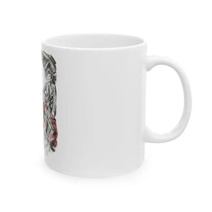 Dear Stranger by Elizabeth Hoy (1), Woman's Illustrated magazine, 1956 - White Coffee Mug - Go Mug Yourself