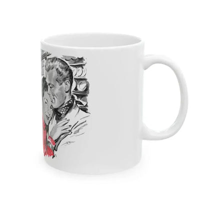 Dear Stranger by Elizabeth Hoy (2), Woman's Illustrated magazine, 1956 - White Coffee Mug - Go Mug Yourself