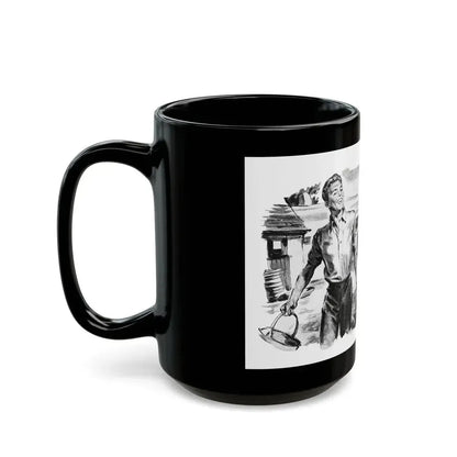 Dear Stranger by Elizabeth Hoy (3), Woman's Illustrated magazine, 1956 - Black Coffee Mug - Go Mug Yourself