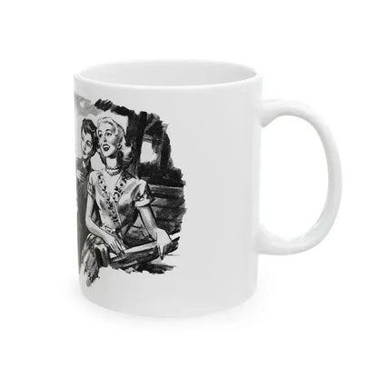 Dear Stranger by Elizabeth Hoy (3), Woman's Illustrated magazine, 1956 - White Coffee Mug - Go Mug Yourself