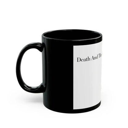 Death and the Fiery-Eyed Cat, This Week Magazine, December 7, 1958 - Black Coffee Mug - Go Mug Yourself