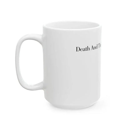 Death and the Fiery-Eyed Cat, This Week Magazine, December 7, 1958 - White Coffee Mug - Go Mug Yourself