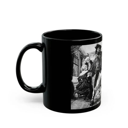 Death at the Black Lion Inn, Adventure, April 1959 - Black Coffee Mug - Go Mug Yourself