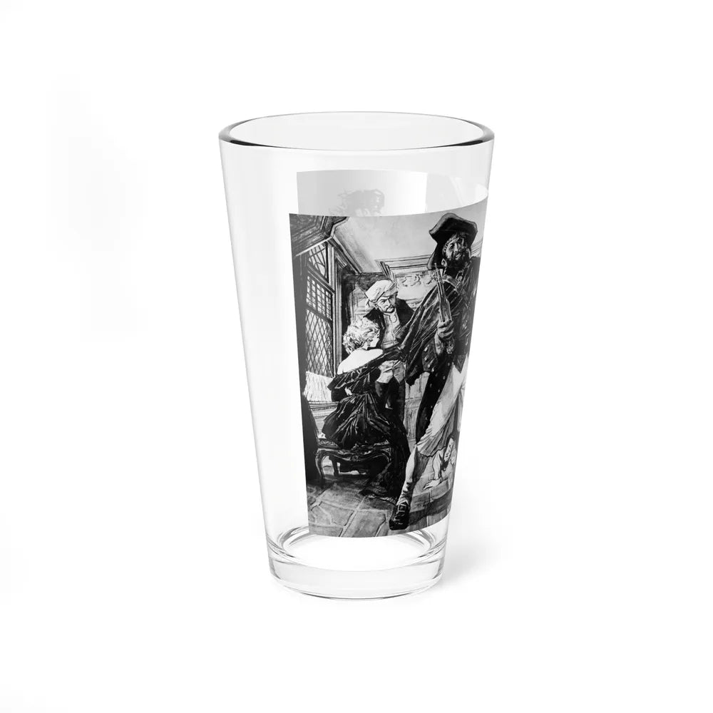 Death at the Black Lion Inn, Adventure, April 1959 - Pint Glass 16oz-Go Mug Yourself