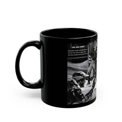Death Before Capture', Action for Men, May 1960 - Black Coffee Mug - Go Mug Yourself