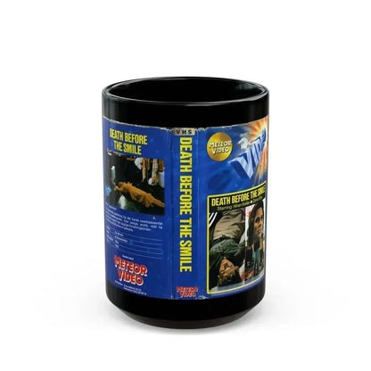 DEATH BEFORE THE SMILE (VHS COVER) - Black Coffee Mug 15oz - Go Mug Yourself