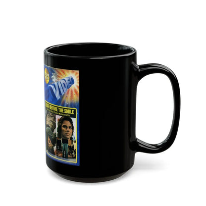 DEATH BEFORE THE SMILE (VHS COVER) - Black Coffee Mug-Go Mug Yourself