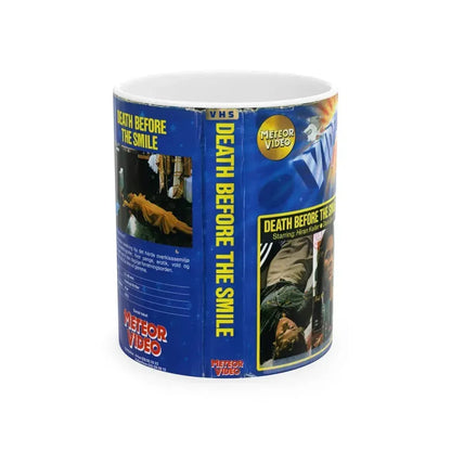 DEATH BEFORE THE SMILE (VHS COVER) - White Coffee Mug 11oz - Go Mug Yourself