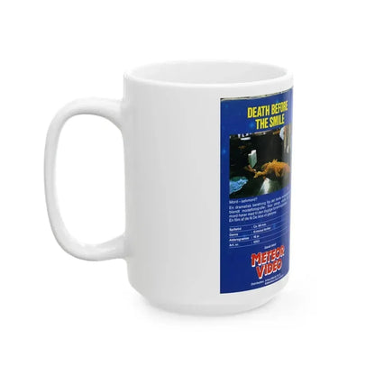 DEATH BEFORE THE SMILE (VHS COVER) - White Coffee Mug - Go Mug Yourself