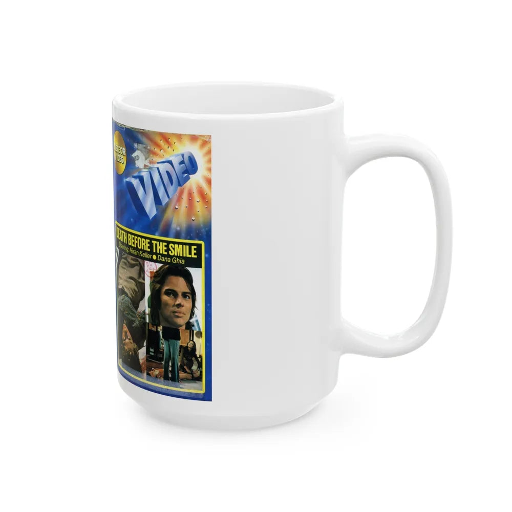 DEATH BEFORE THE SMILE (VHS COVER) - White Coffee Mug-Go Mug Yourself