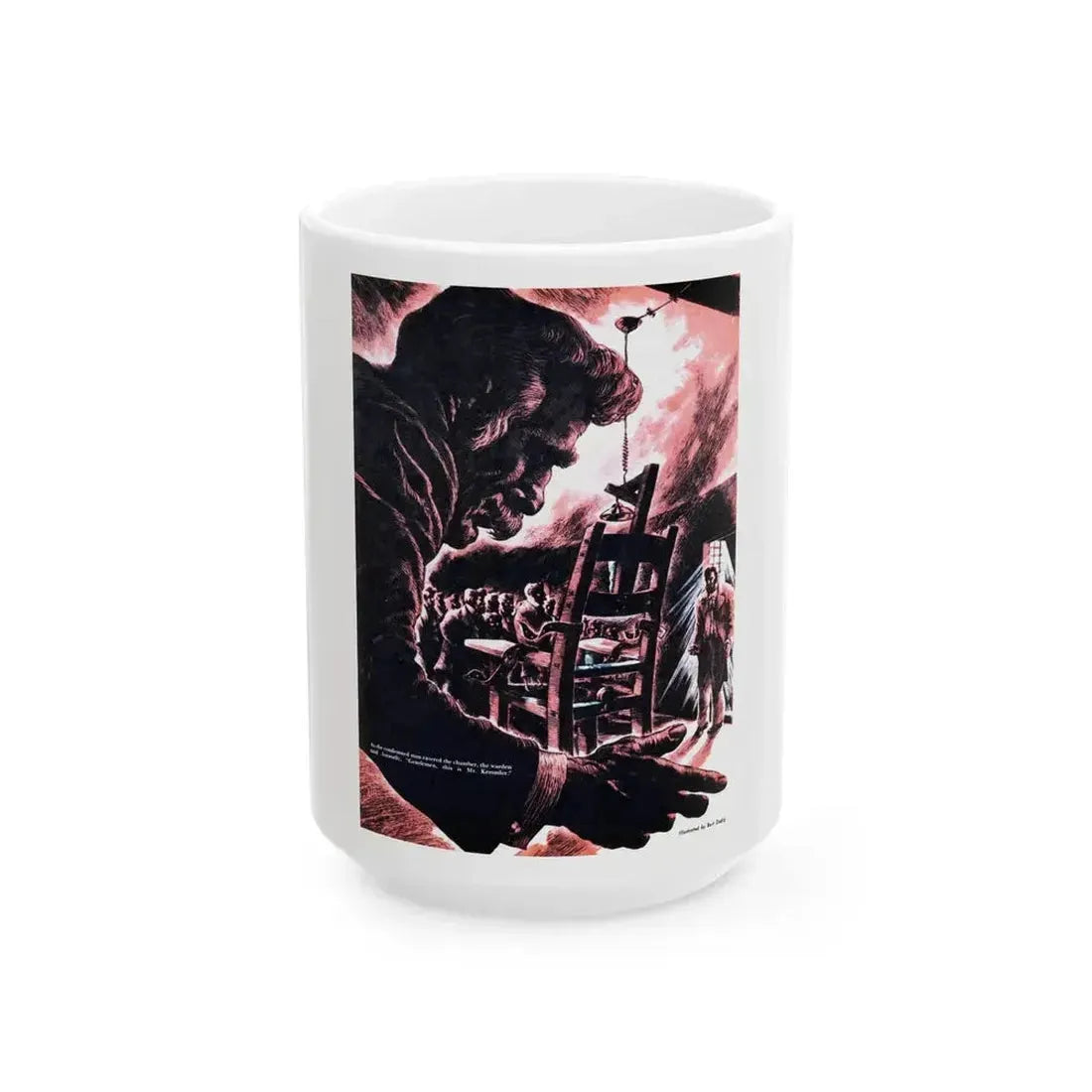 Death by A. C., Cavalier, May 1953 - White Coffee Mug 15oz - Go Mug Yourself