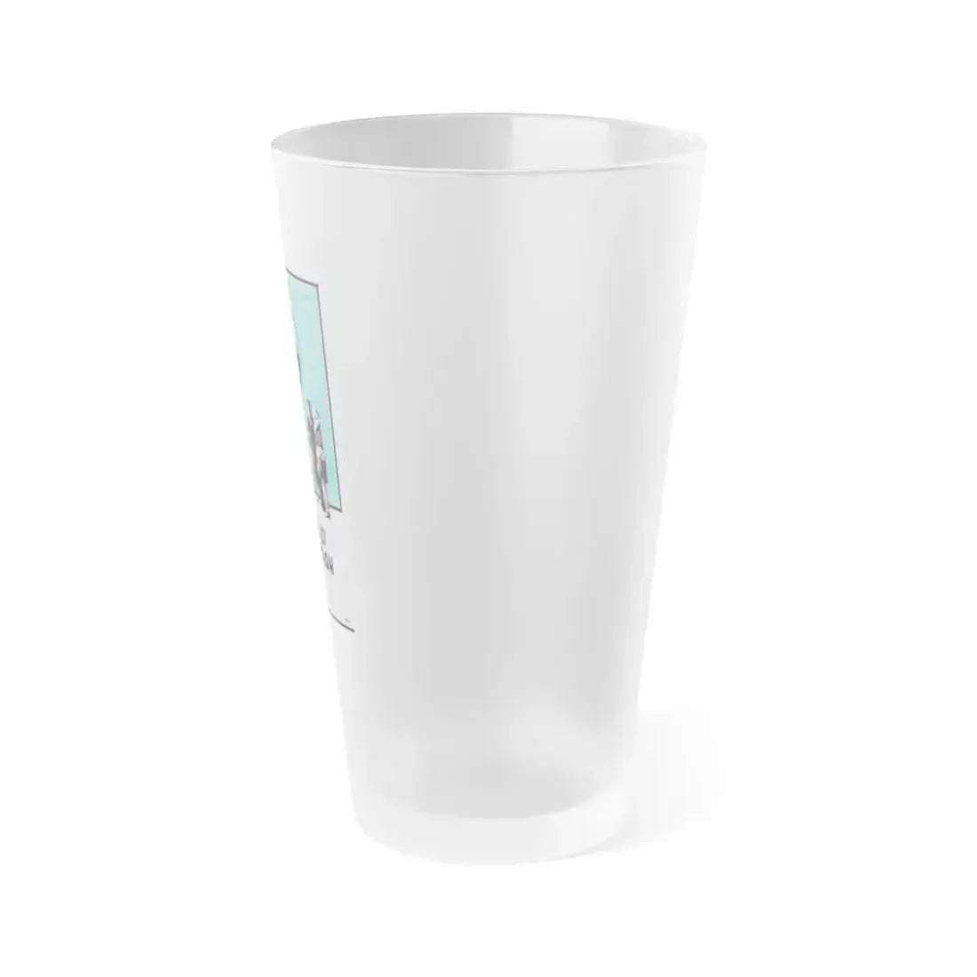 DEATH BY INVITATION 1971 Movie Poster - Frosted Pint Glass 16oz - Go Mug Yourself