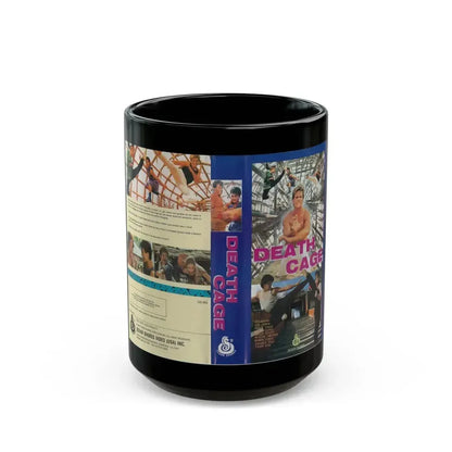 DEATH CAGE (VHS COVER) - Black Coffee Mug 15oz - Go Mug Yourself