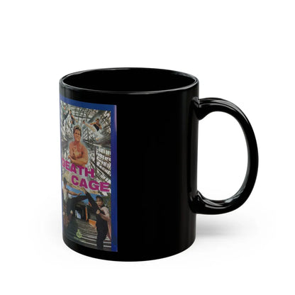 DEATH CAGE (VHS COVER) - Black Coffee Mug-Go Mug Yourself