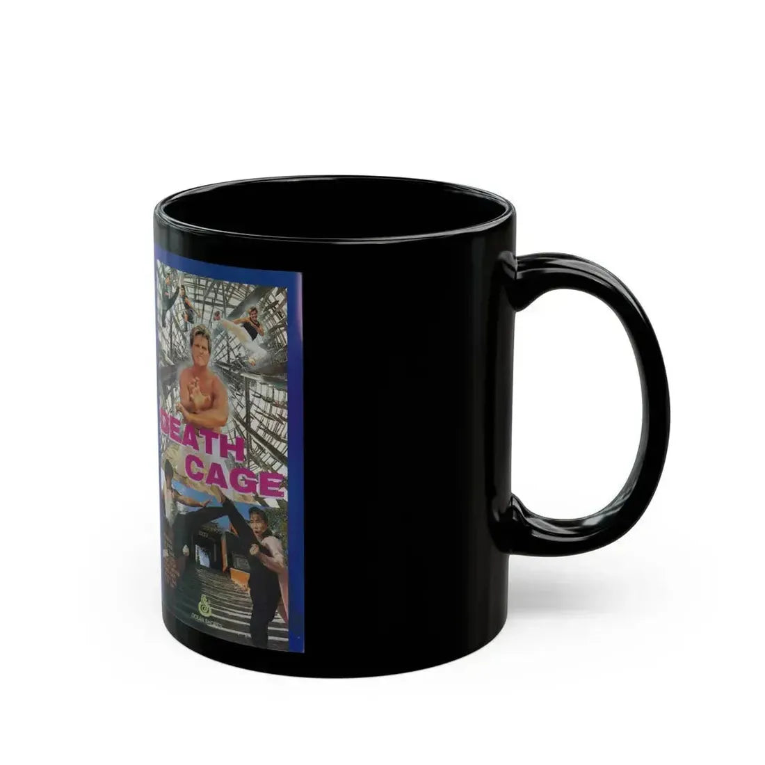 DEATH CAGE (VHS COVER) - Black Coffee Mug - Go Mug Yourself