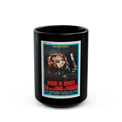 DEATH CARRIES A CANE (ITALIAN) 1973 Movie Poster - Black Coffee Mug 15oz - Go Mug Yourself