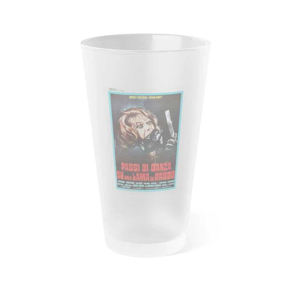 DEATH CARRIES A CANE (ITALIAN) 1973 Movie Poster - Frosted Pint Glass 16oz-Go Mug Yourself