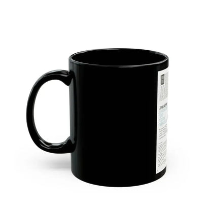 Death Comes To The Island, Chatelaine, September 1960 - Black Coffee Mug - Go Mug Yourself