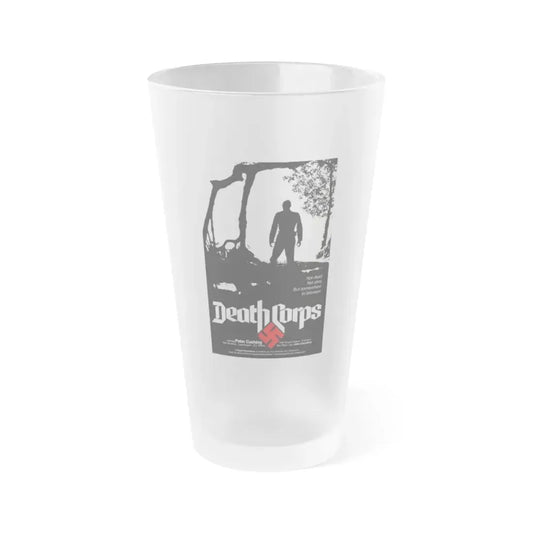 DEATH CORPS (SHOCK WAVES) 1977 Movie Poster - Frosted Pint Glass 16oz Default Title - Go Mug Yourself