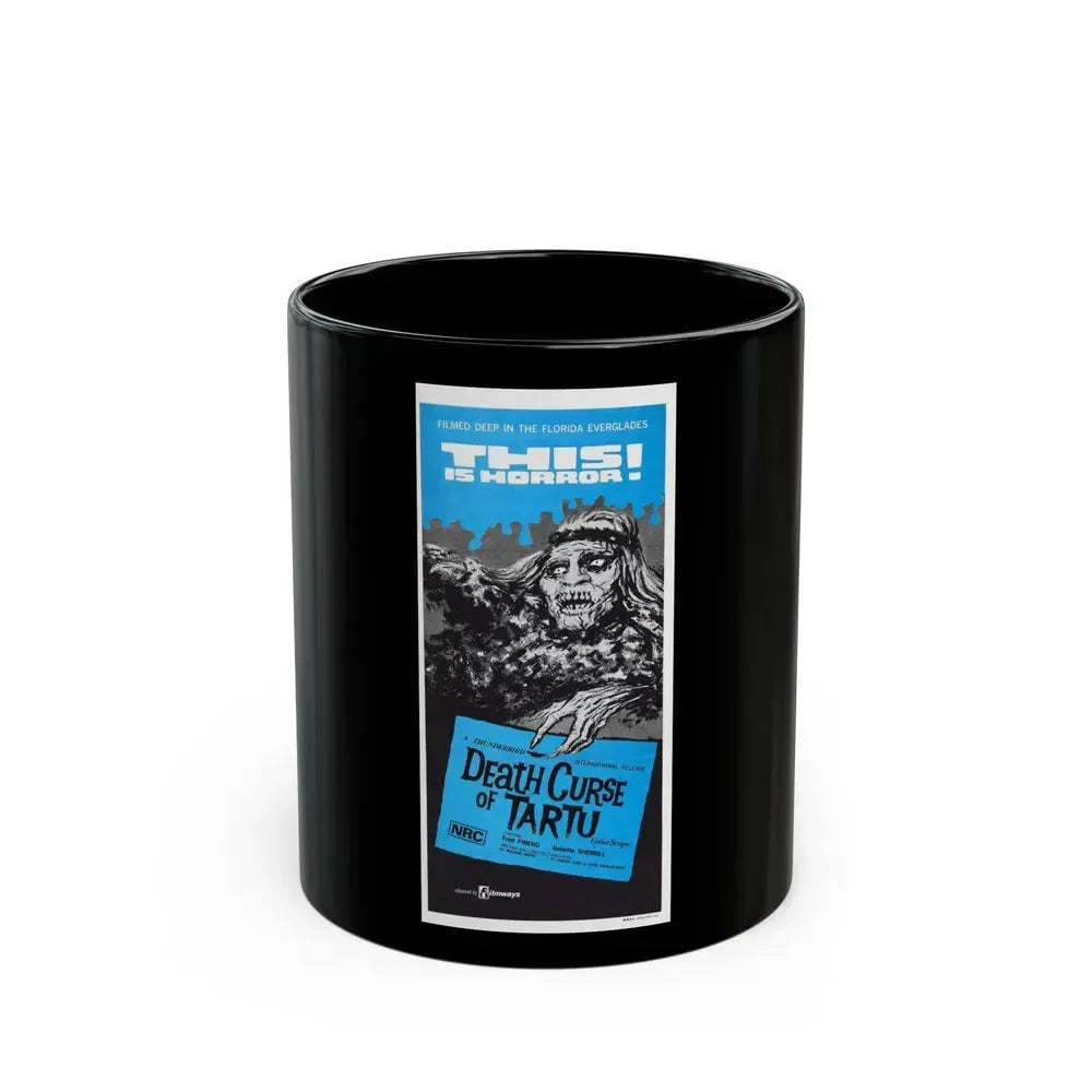 DEATH CURSE OF TARTU 1966 Movie Poster - Black Coffee Mug 11oz - Go Mug Yourself