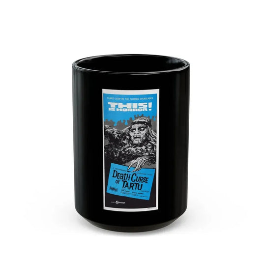 DEATH CURSE OF TARTU 1966 Movie Poster - Black Coffee Mug 15oz - Go Mug Yourself
