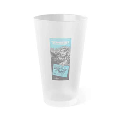 DEATH CURSE OF TARTU 1966 Movie Poster - Frosted Pint Glass 16oz Default Title - Go Mug Yourself