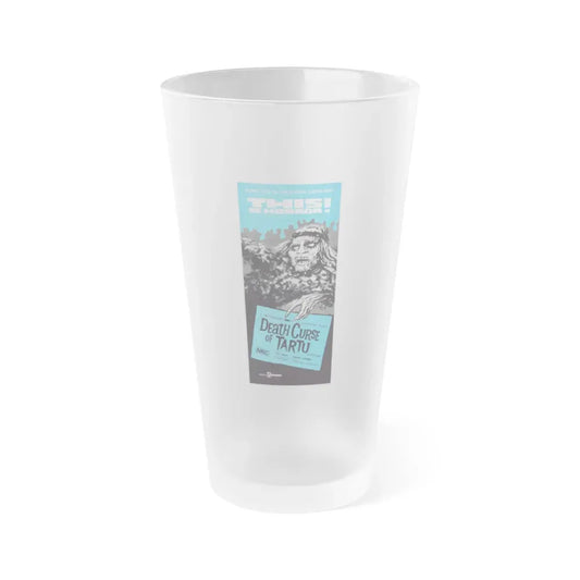 DEATH CURSE OF TARTU 1966 Movie Poster - Frosted Pint Glass 16oz Default Title - Go Mug Yourself