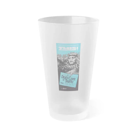 DEATH CURSE OF TARTU 1966 Movie Poster - Frosted Pint Glass 16oz Default Title - Go Mug Yourself