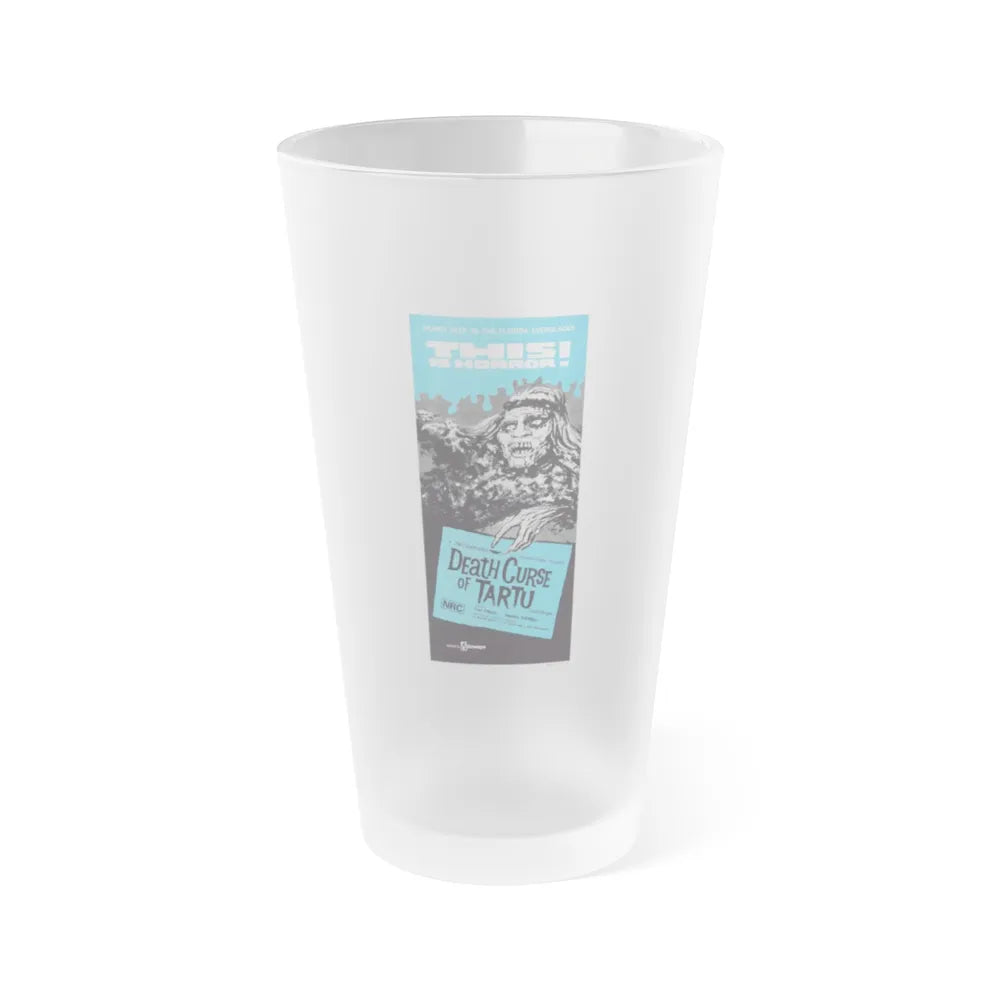 DEATH CURSE OF TARTU 1966 Movie Poster - Frosted Pint Glass 16oz-Go Mug Yourself