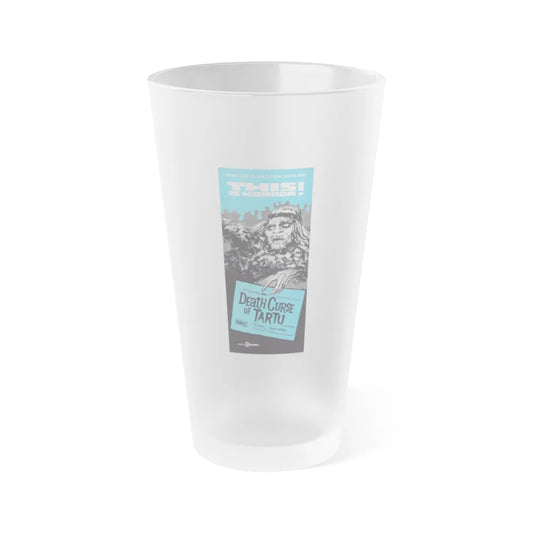 DEATH CURSE OF TARTU 1966 Movie Poster - Frosted Pint Glass 16oz-Go Mug Yourself