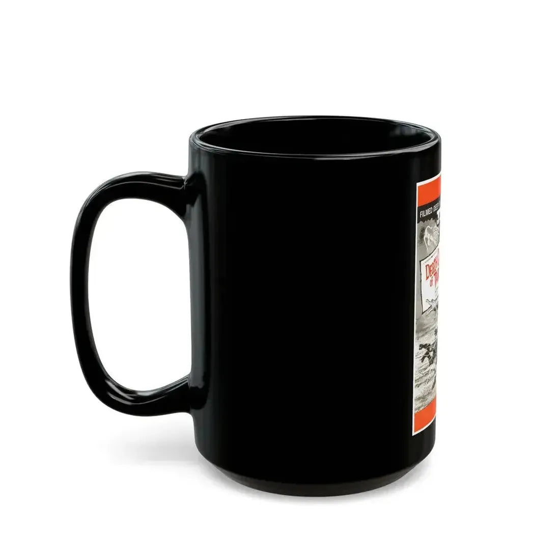 DEATH CURSE OF TARTU + STING OF DEATH 1966 Movie Poster - Black Coffee Mug - Go Mug Yourself