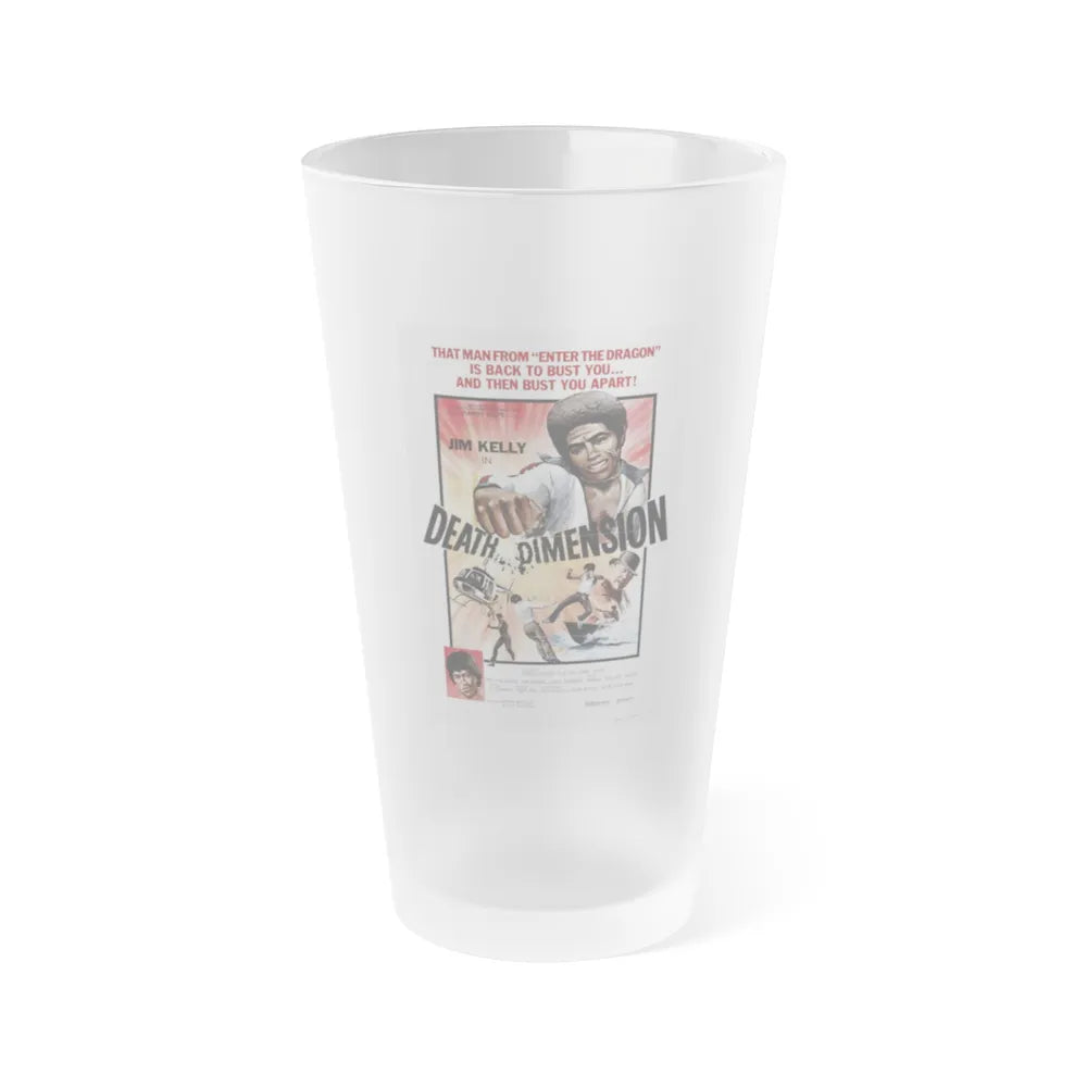 DEATH DIMENSION 1978 Movie Poster - Frosted Pint Glass 16oz-Go Mug Yourself