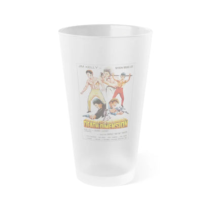 DEATH DIMENSION (2) 1978 Movie Poster - Frosted Pint Glass 16oz-16oz-Frosted-Go Mug Yourself