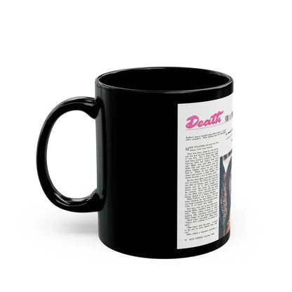 Death for a Penny, Man Junior, October 1948 - Black Coffee Mug - Go Mug Yourself